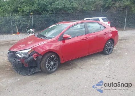 2016 Toyota Corolla S Premium z USA, uszkodzony, nr VIN 2T1BURHE4GC742886